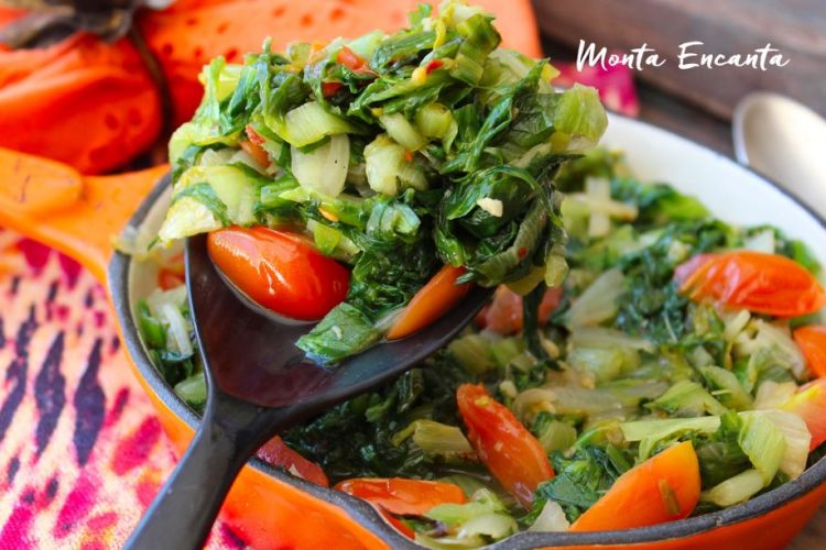 Escarola Refogada tem poucas calorias!