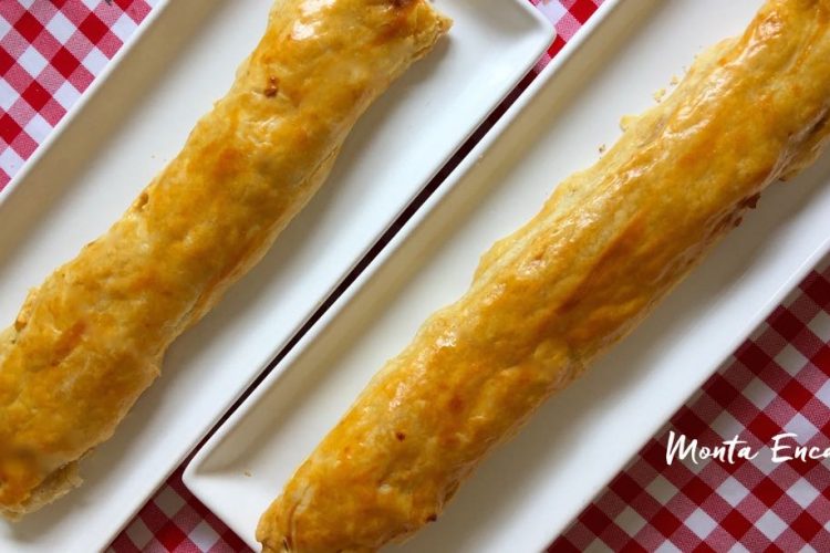 Folhado de Palmito leva poucos ingredientes!