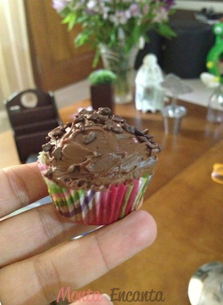 CupCake Nutella 3 ingredientes