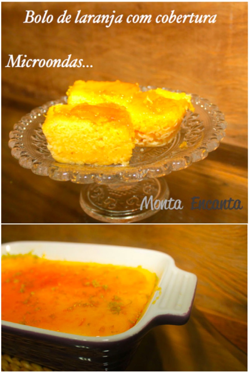 Bolo de Laranja no Microondas