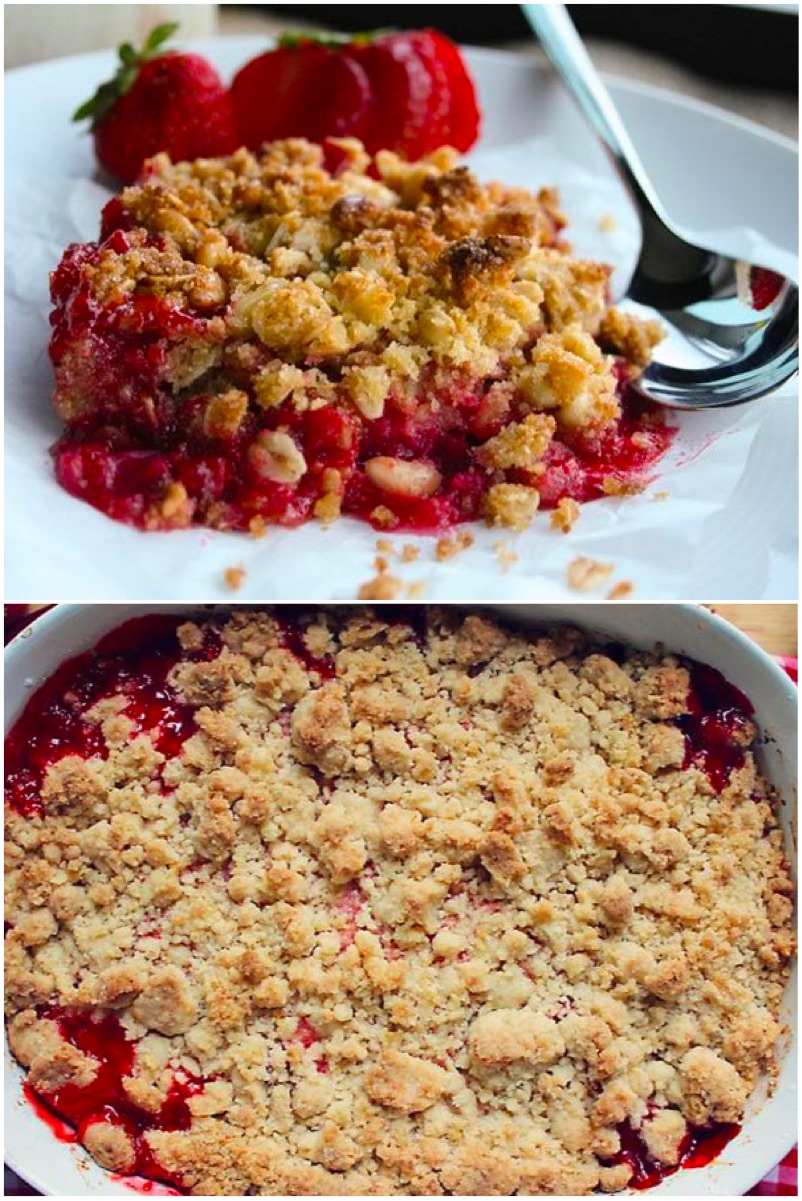 Crumble de Morangos