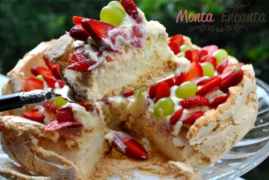 Pavlova de frutas