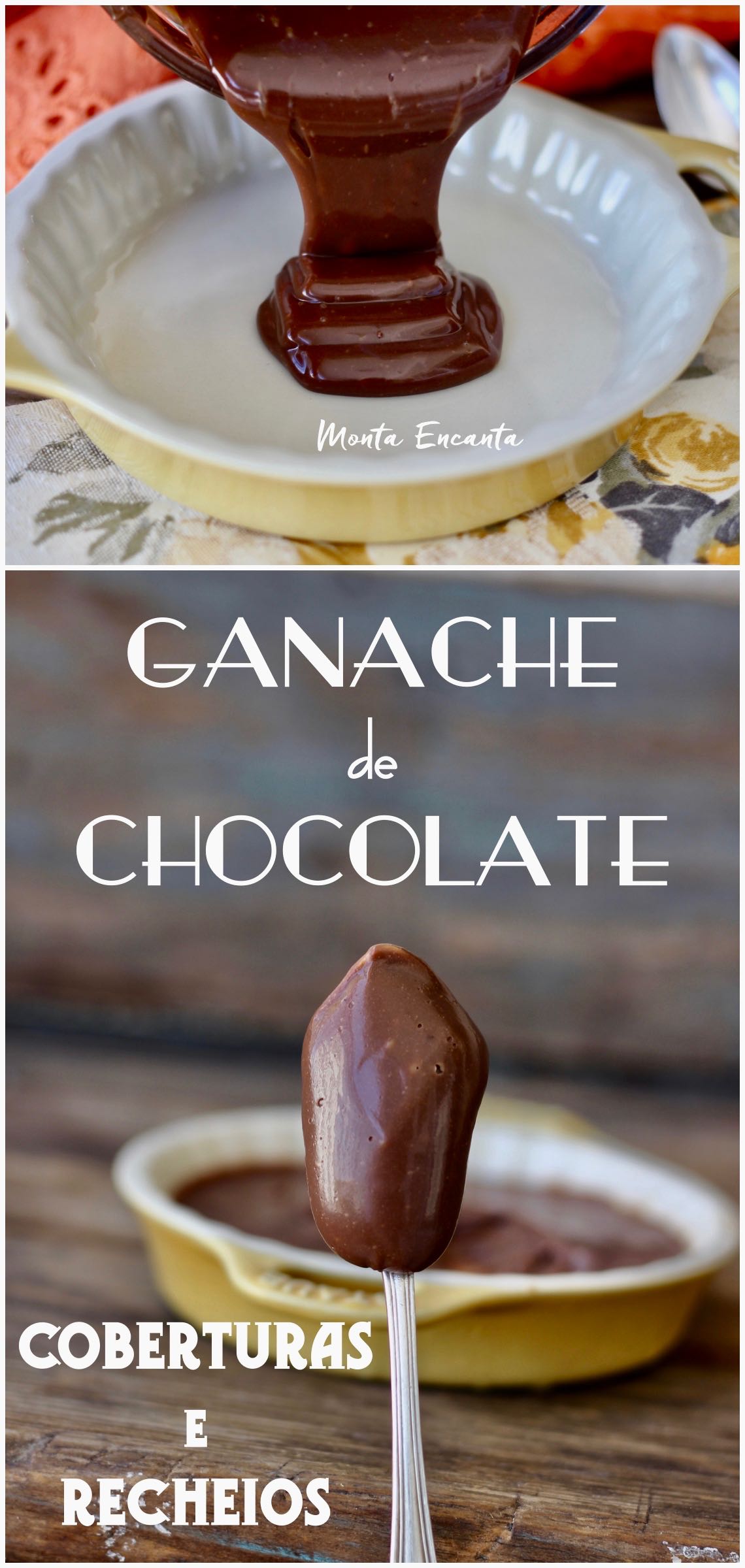 ganache de chocolate