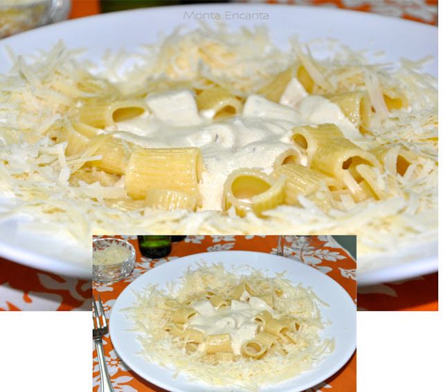 Massa com Gorgonzola, Limão e Sálvia