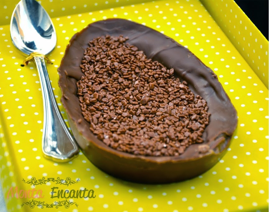 Ovo de Páscoa ao Leite e Crunch Ovo de Páscoa ao Leite e Crunch