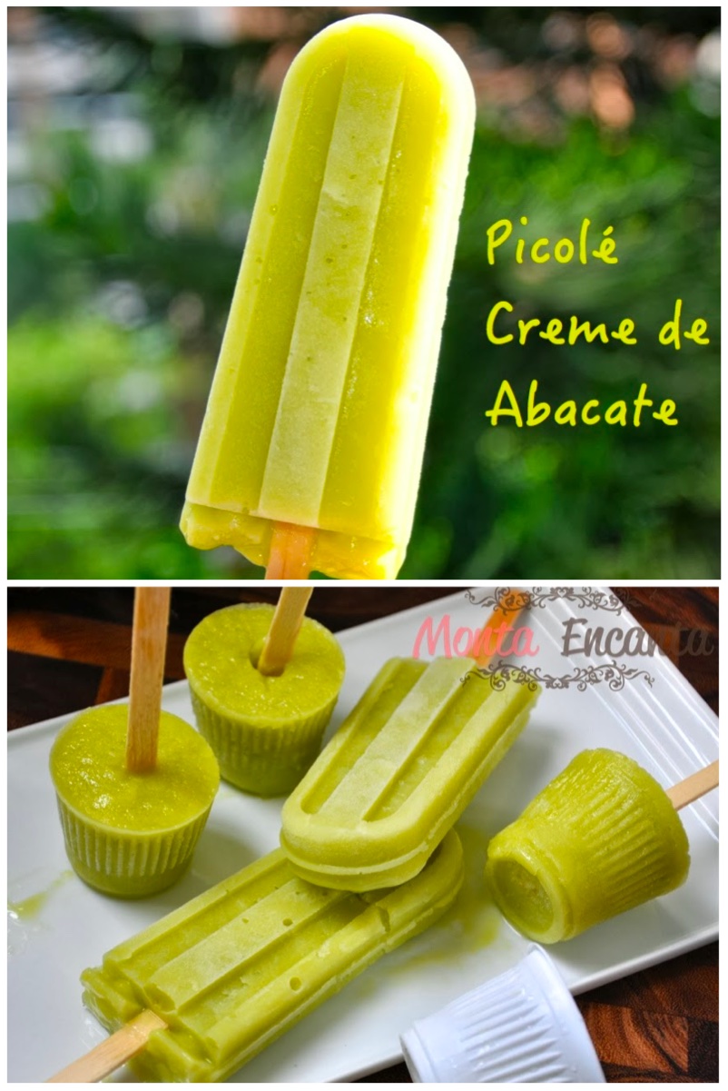 Picolé de Creme de Abacate