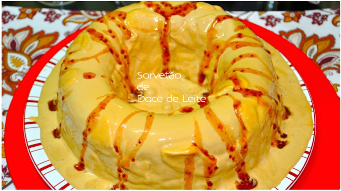 sorvetão de doce de leite