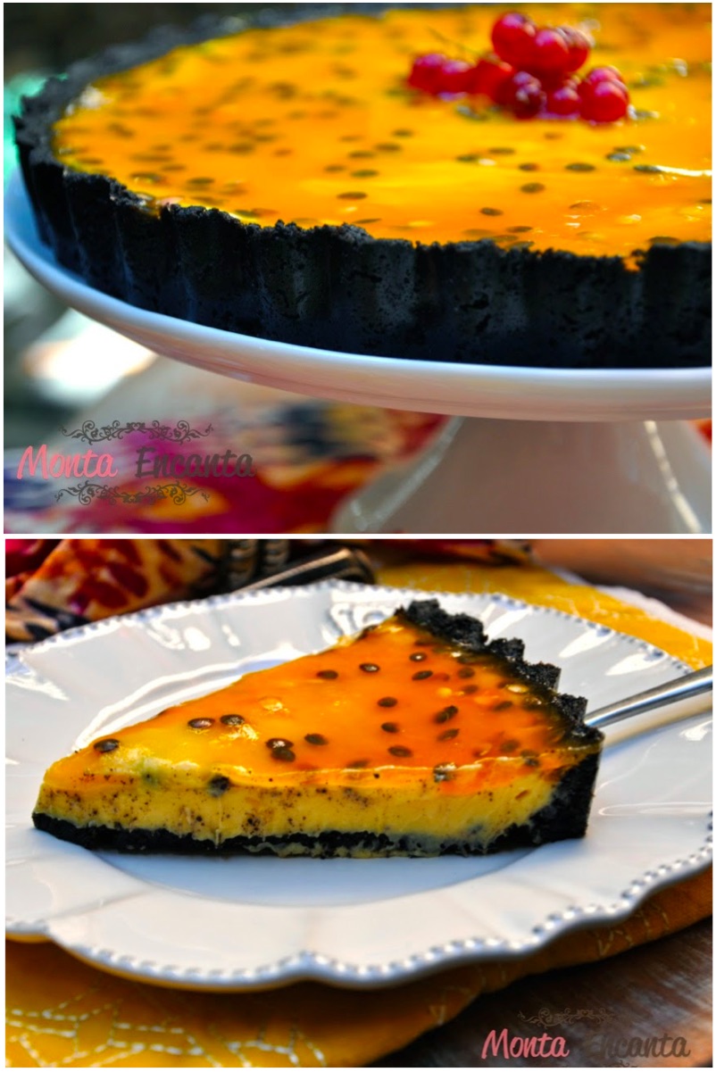 Torta Oreo Trufada de Maracujá