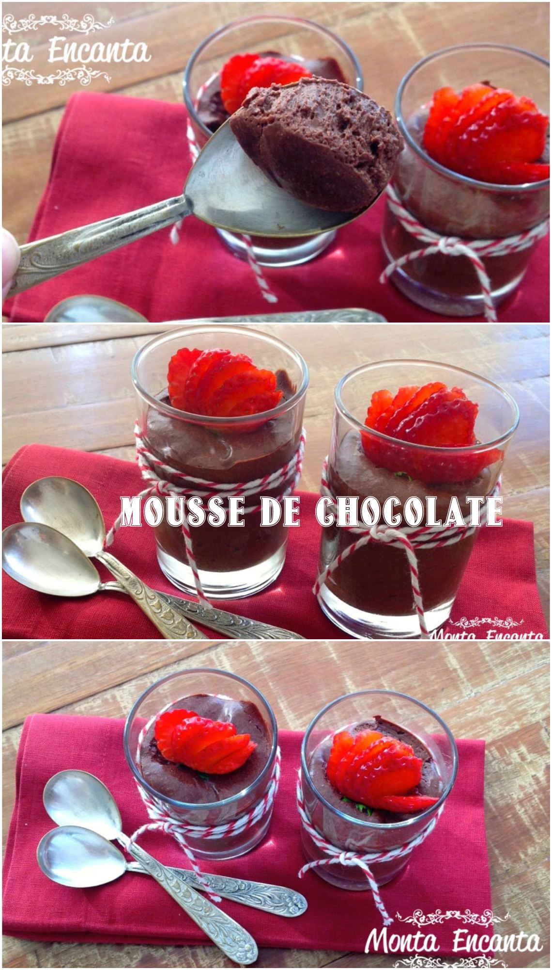 mousse de chocolate