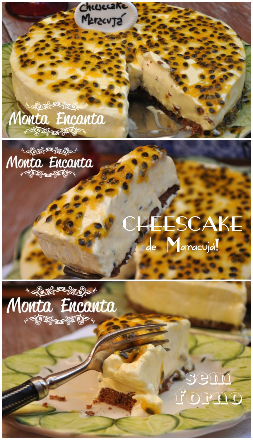 cheesecake de maracuja sem forno