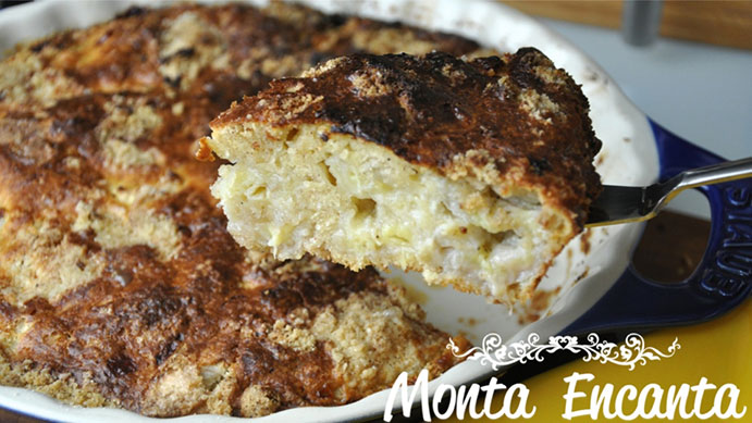 Torta farofa de banana