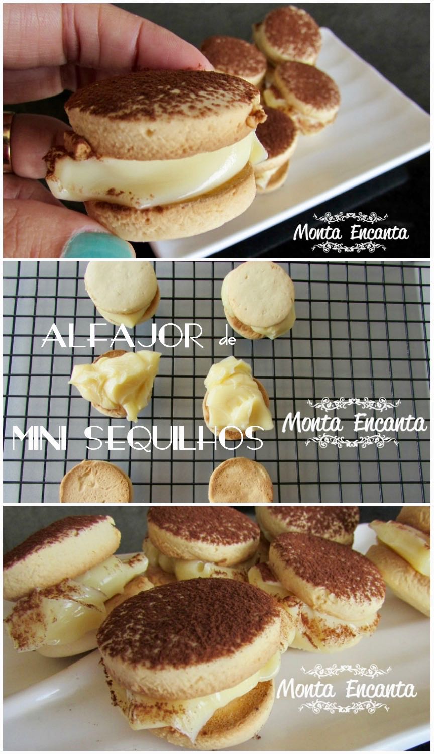 mini alfajor de sequilhos