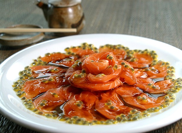 carpaccio de salmao