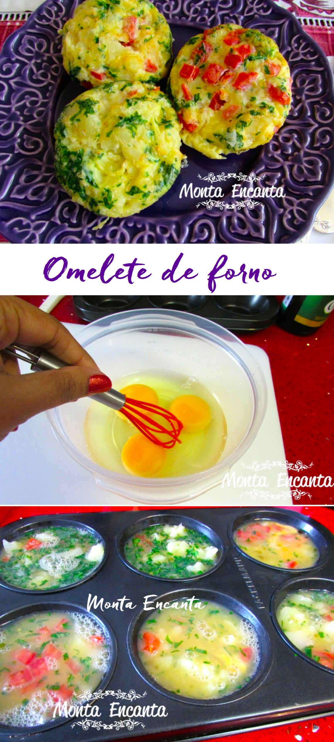 omelete de forno