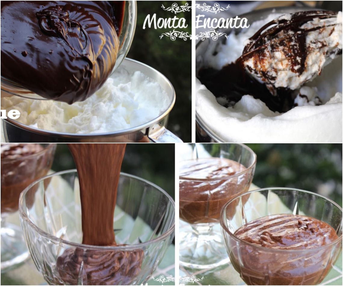 mousse de chocolate pasteurizado