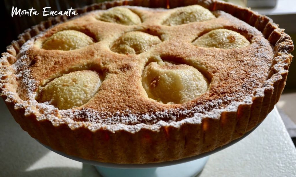 Torta de Pera e Amêndoas