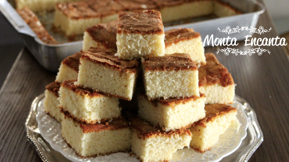 bolo de iogurte com canela