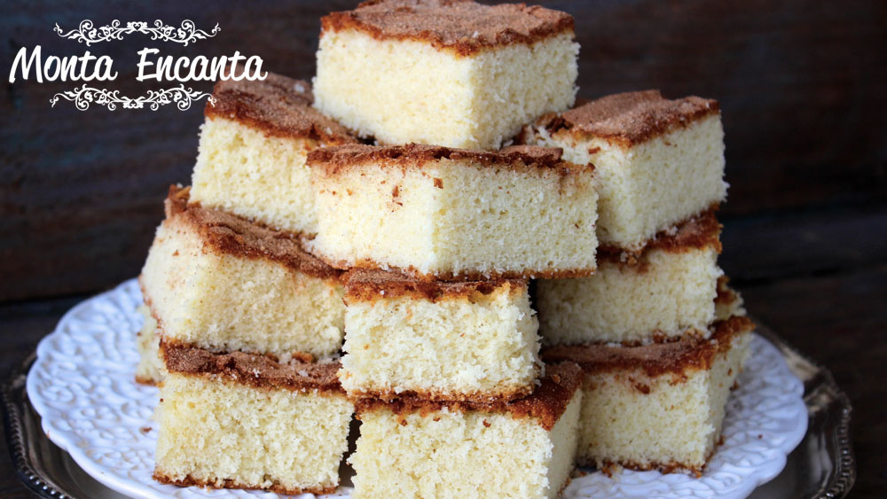 bolo de iogurte com canela