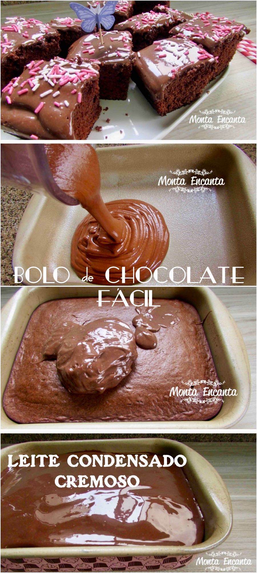 bolo de chocolate facil