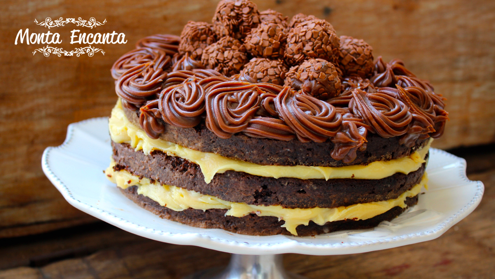 Bolo de Brigadeiros