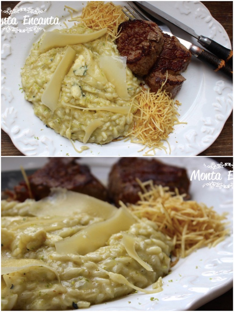 Risoto de sofisticado com limão Monta Encanta