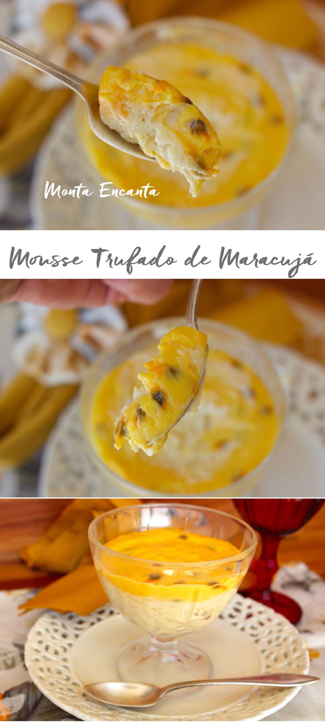 Mousse Trufado de Maracujá