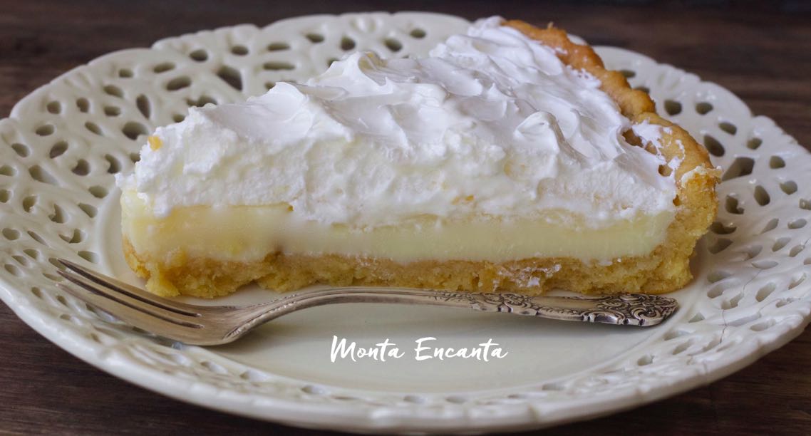 Melhor Torta de Limão com Marshmallow da vida!