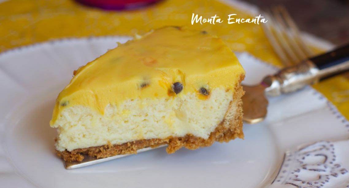 Torta Mousse Trufada de Maracujá, equilíbrio perfeito!