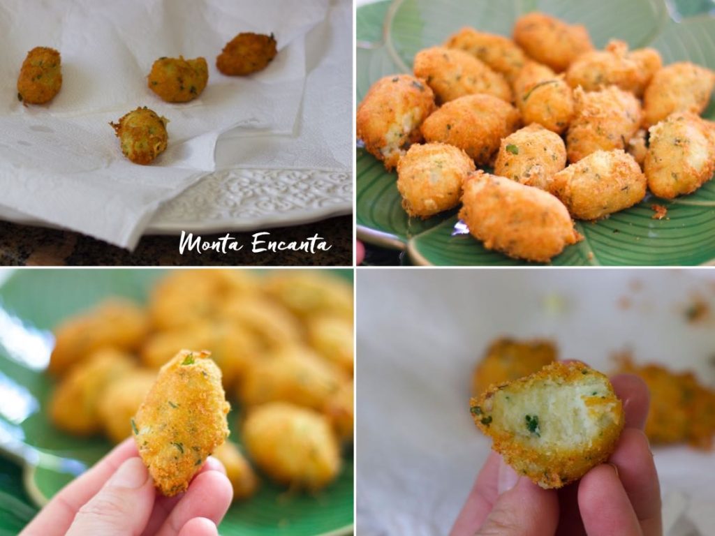 Bolinho de Bacalhau com Batatas Monta Encanta