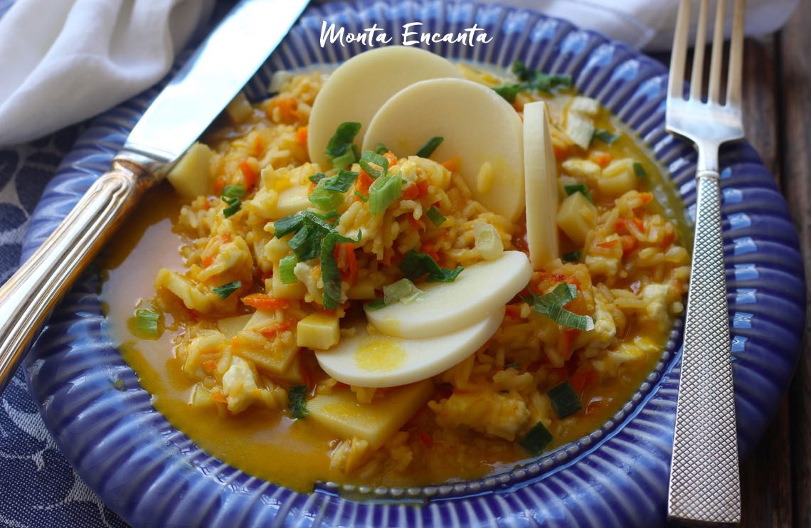 Risoto de Palmito com queijo fresco