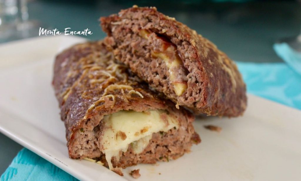 rocambole de carne moida com queijo