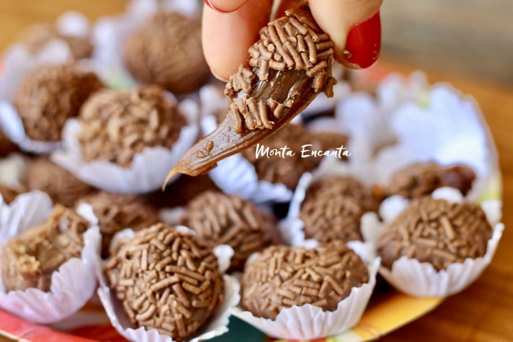 brigadeiro com doce de leite