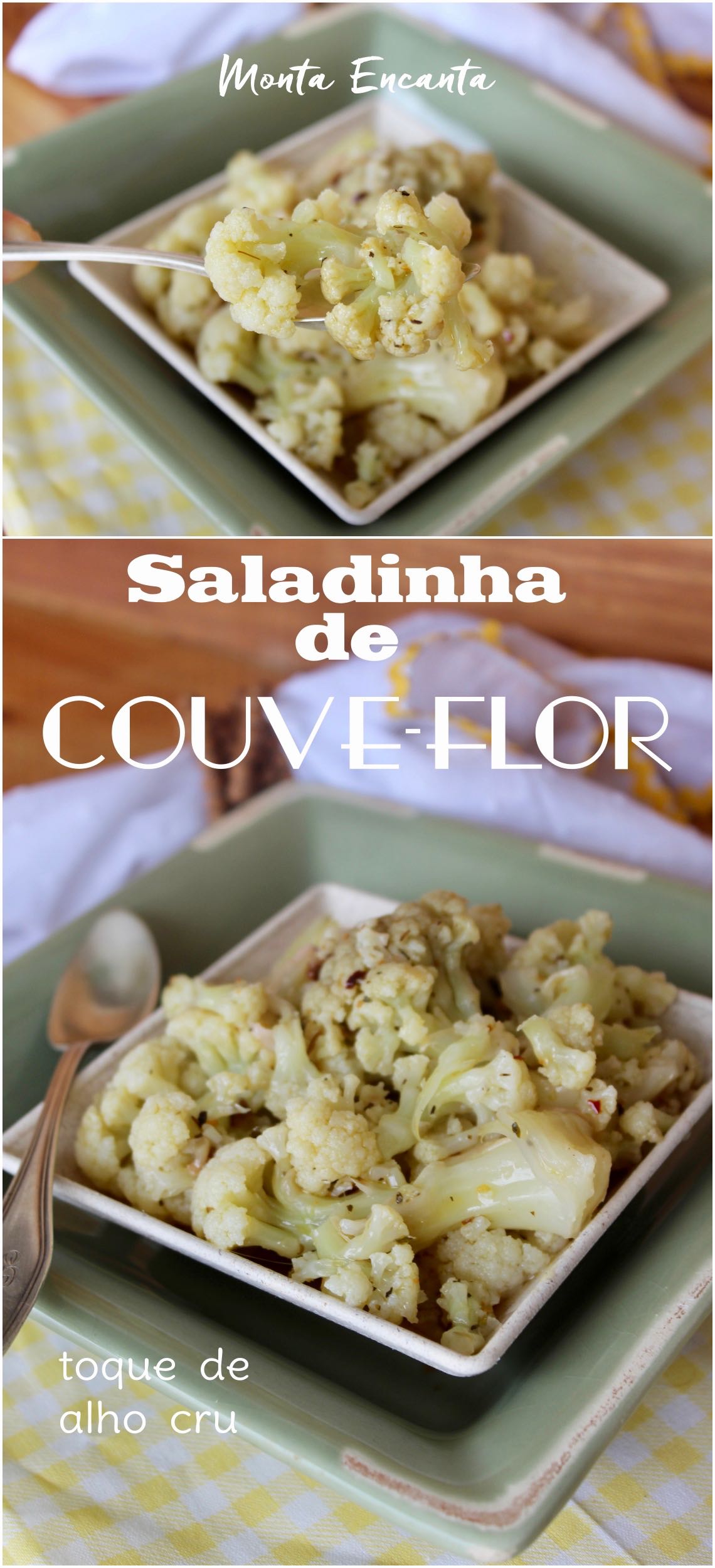 como fazer salada de couve-flor