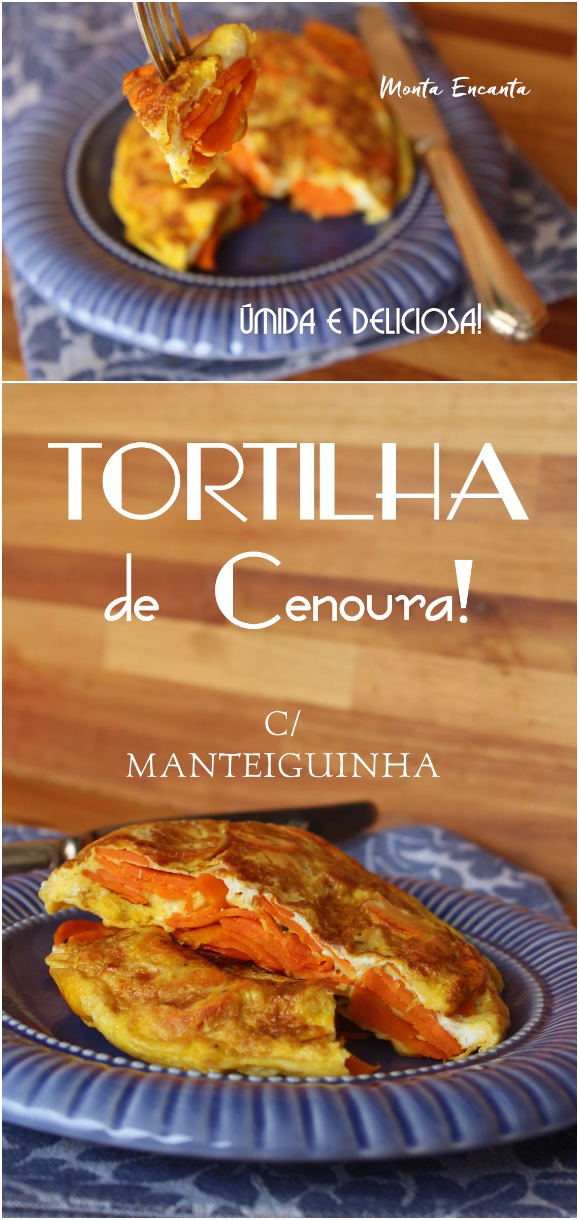 tortilha de cenoura