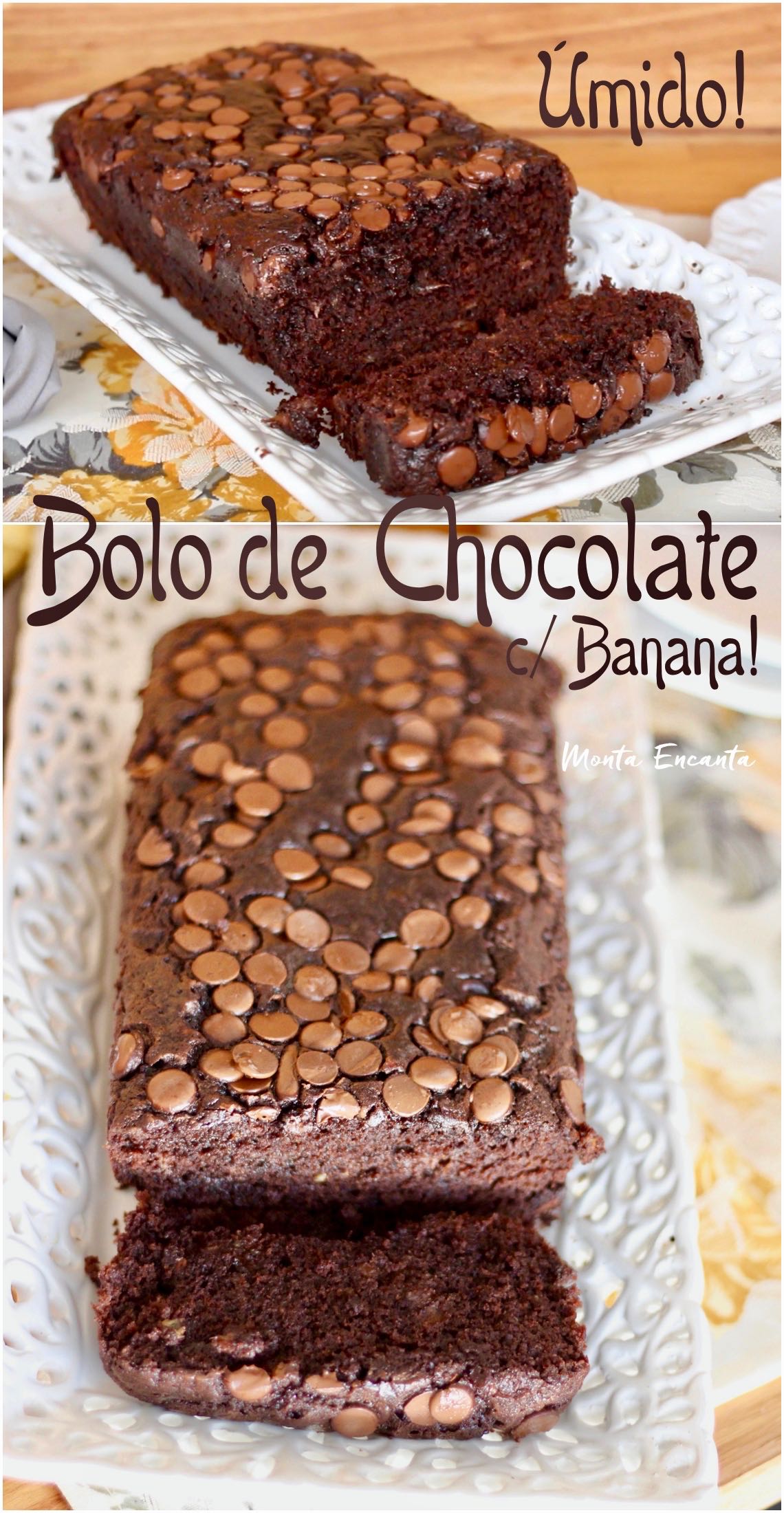 bolo de chocolate com banana