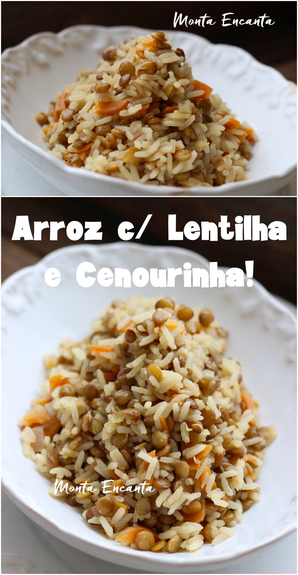 arroz com lentilhas