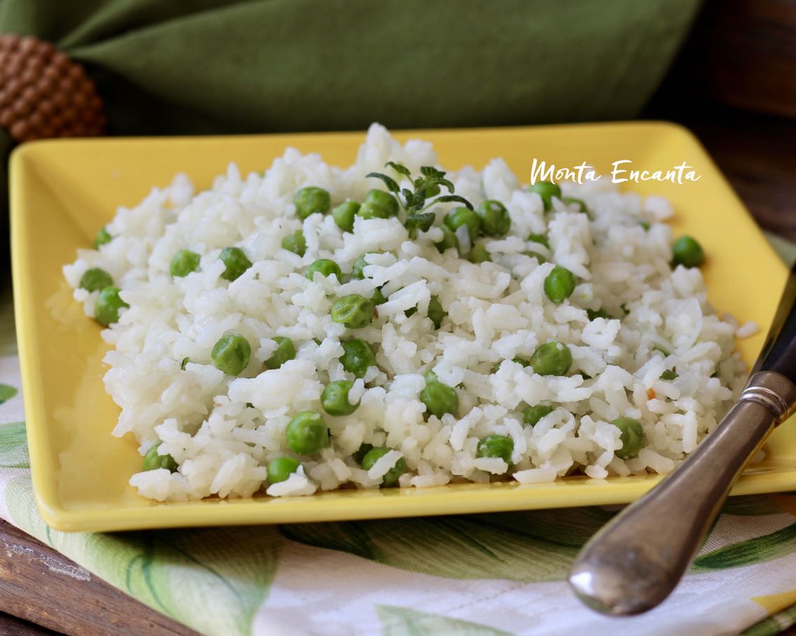 arroz com ervilha