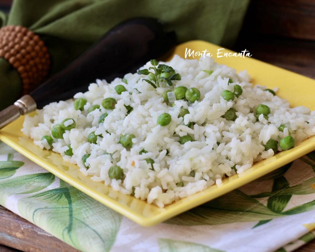 Arroz com ervilha