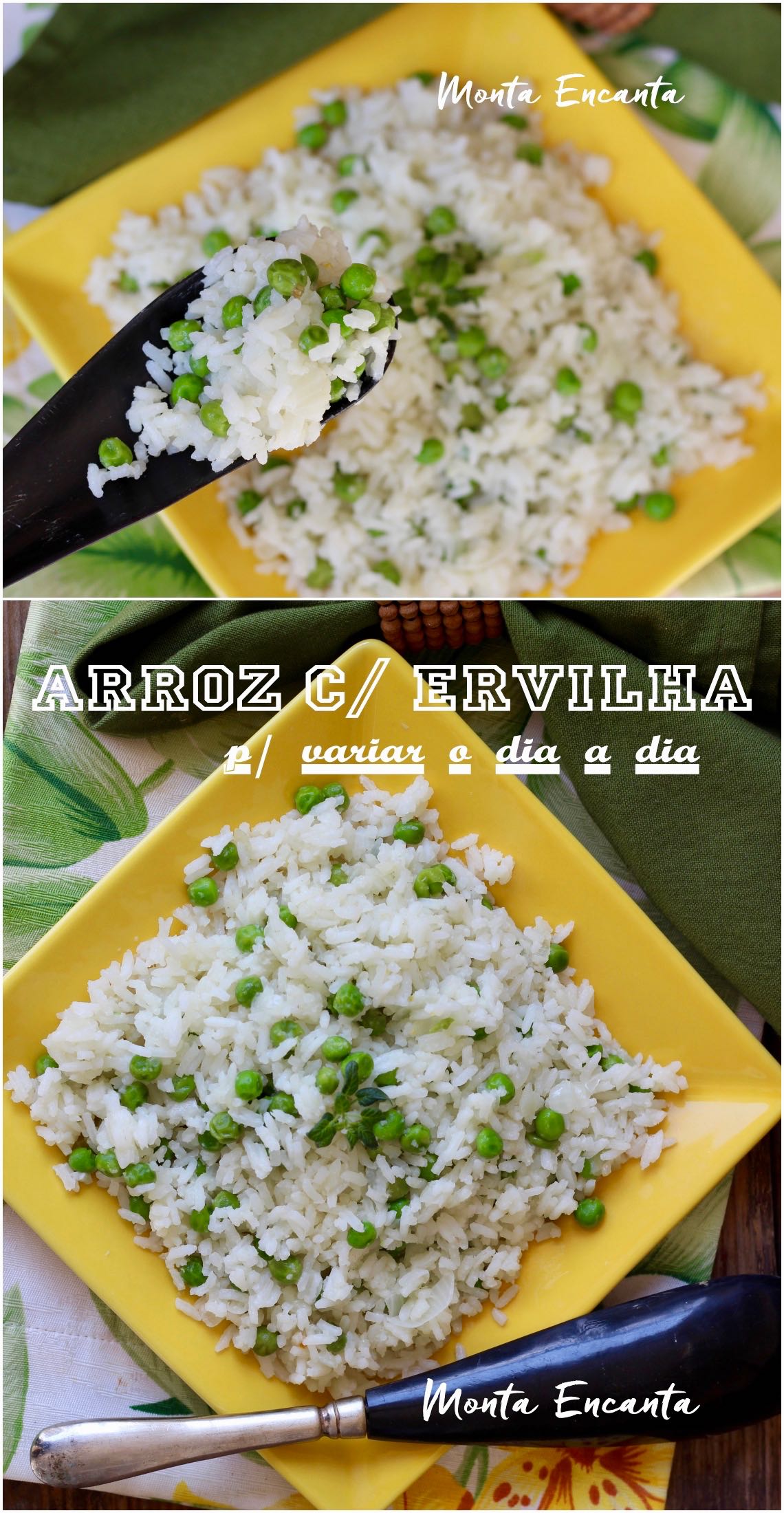 Arroz com ervilha