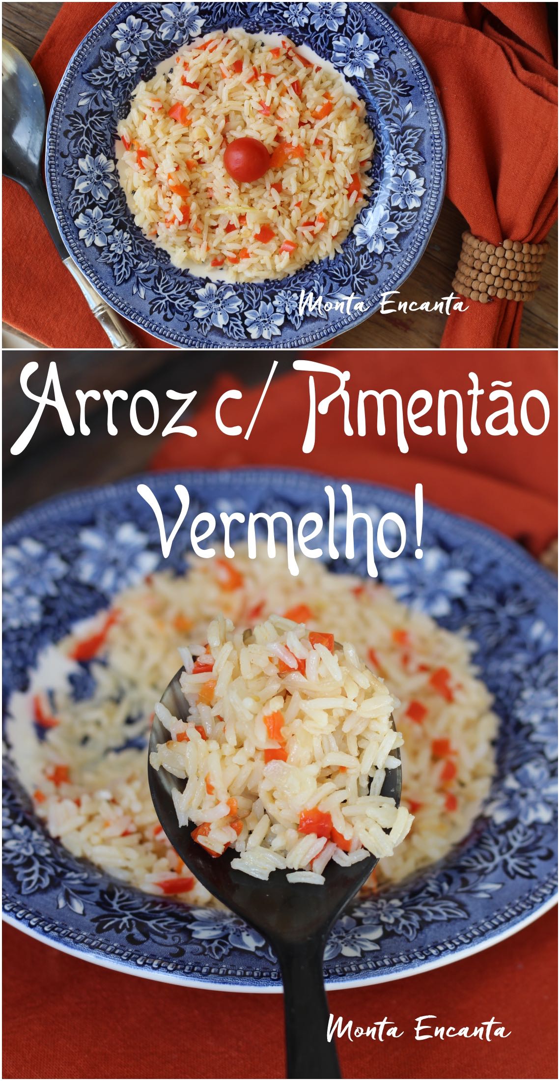 arroz com pimentão vermelho