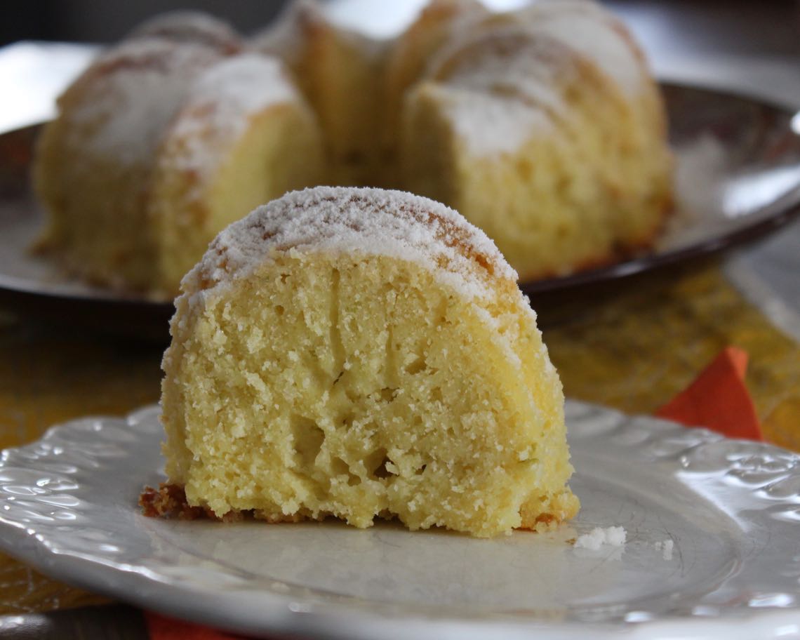 bolo de arroz cru de limão