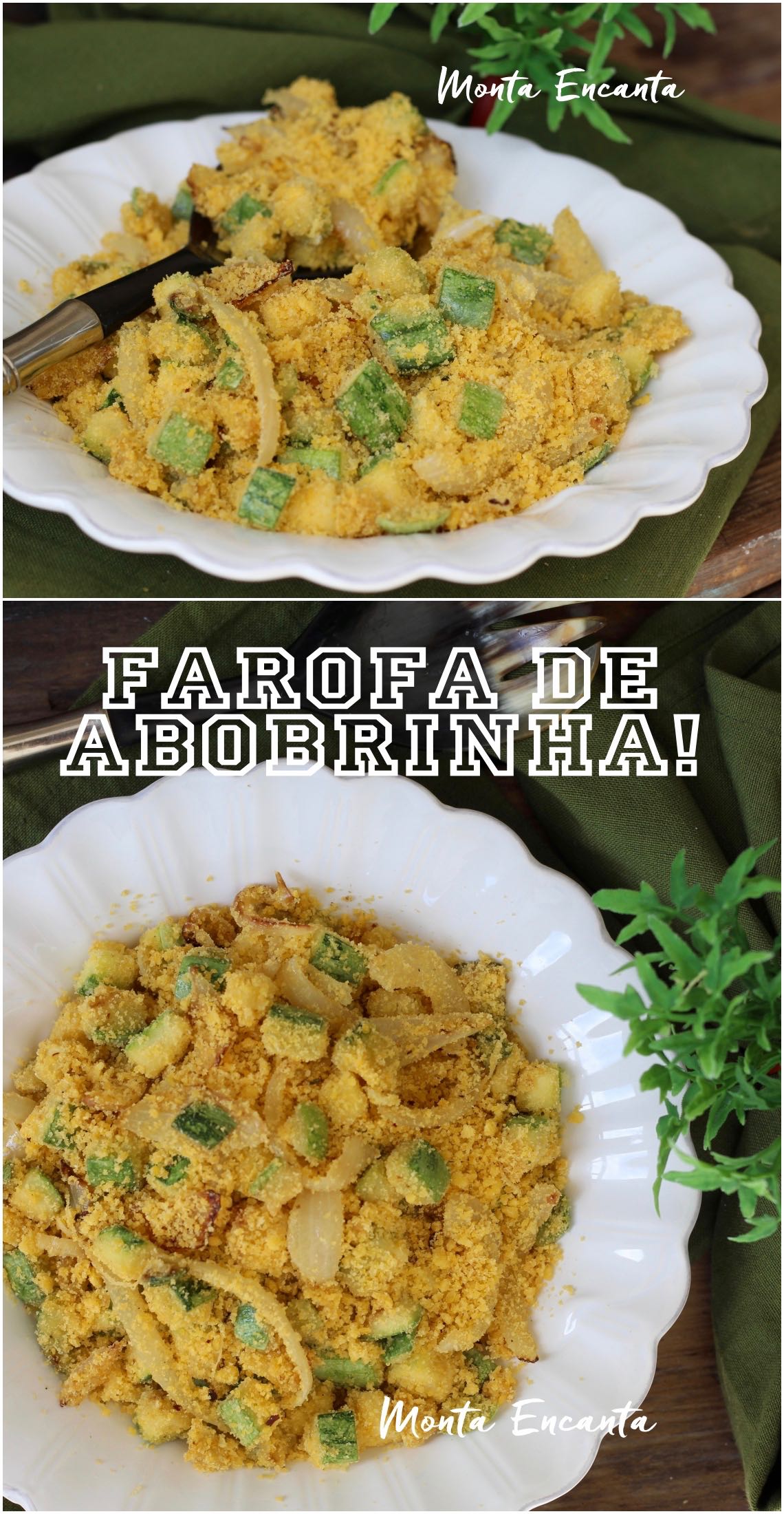 Farofa de Abobrinha