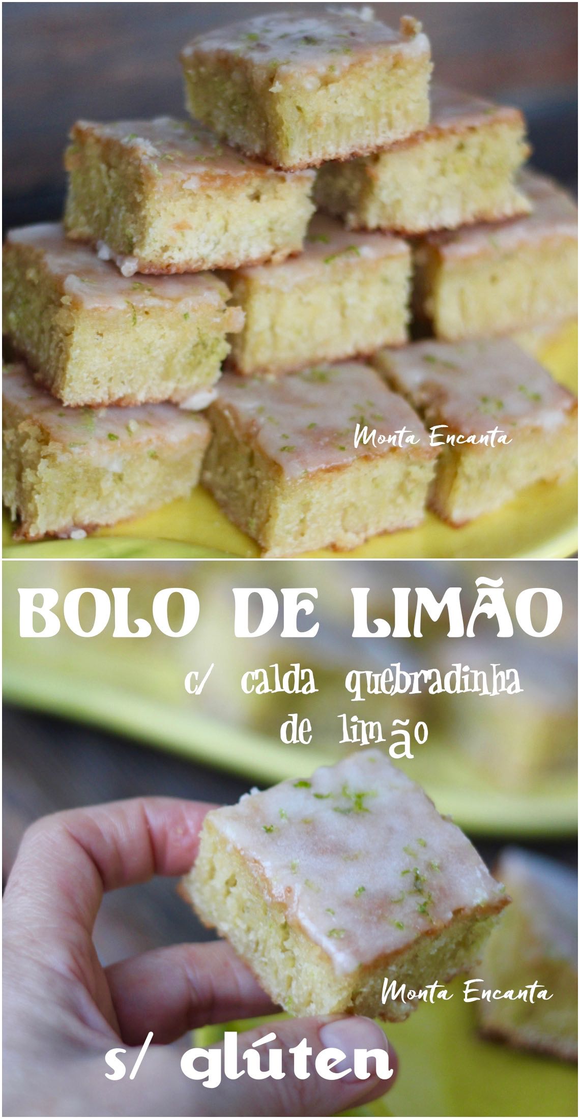 bolo de limao sem gluten