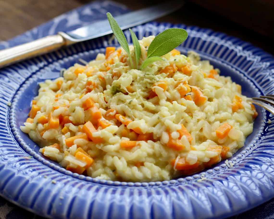 risoto de abobrinha