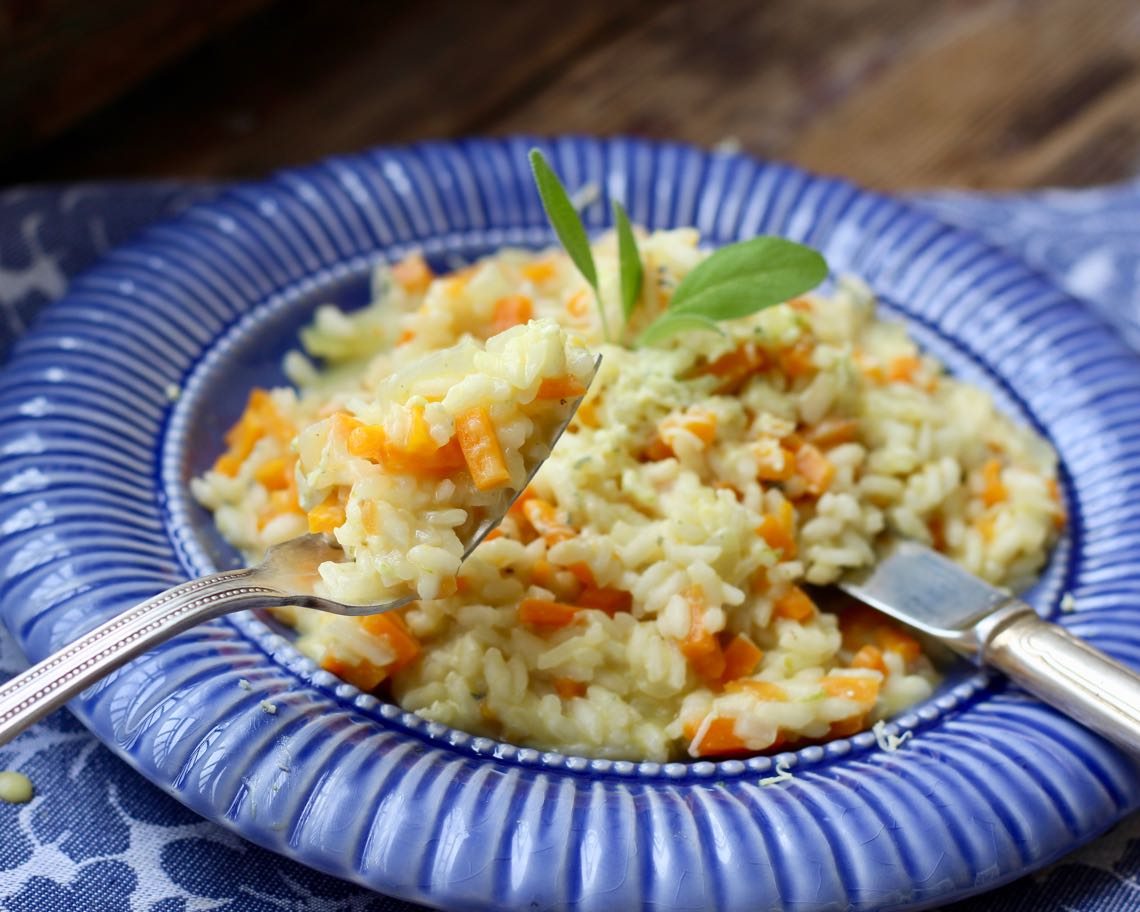 risoto de cenoura