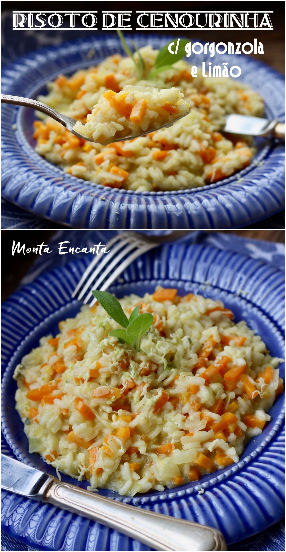 risoto de cenourinha