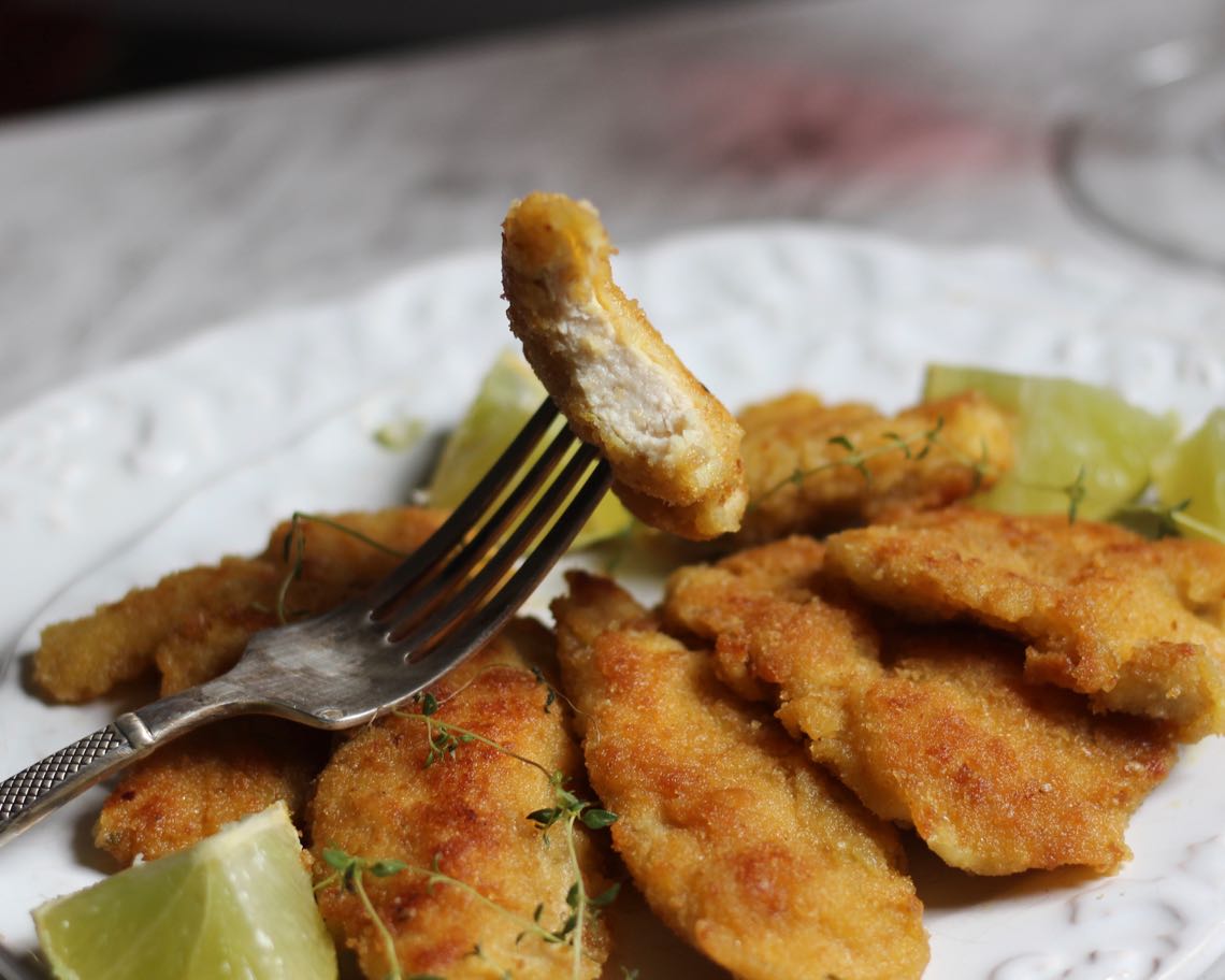 filé de frango à milanesa