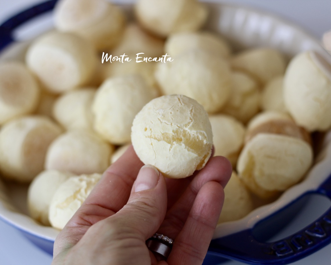 pão de queijo com dois polvilhos