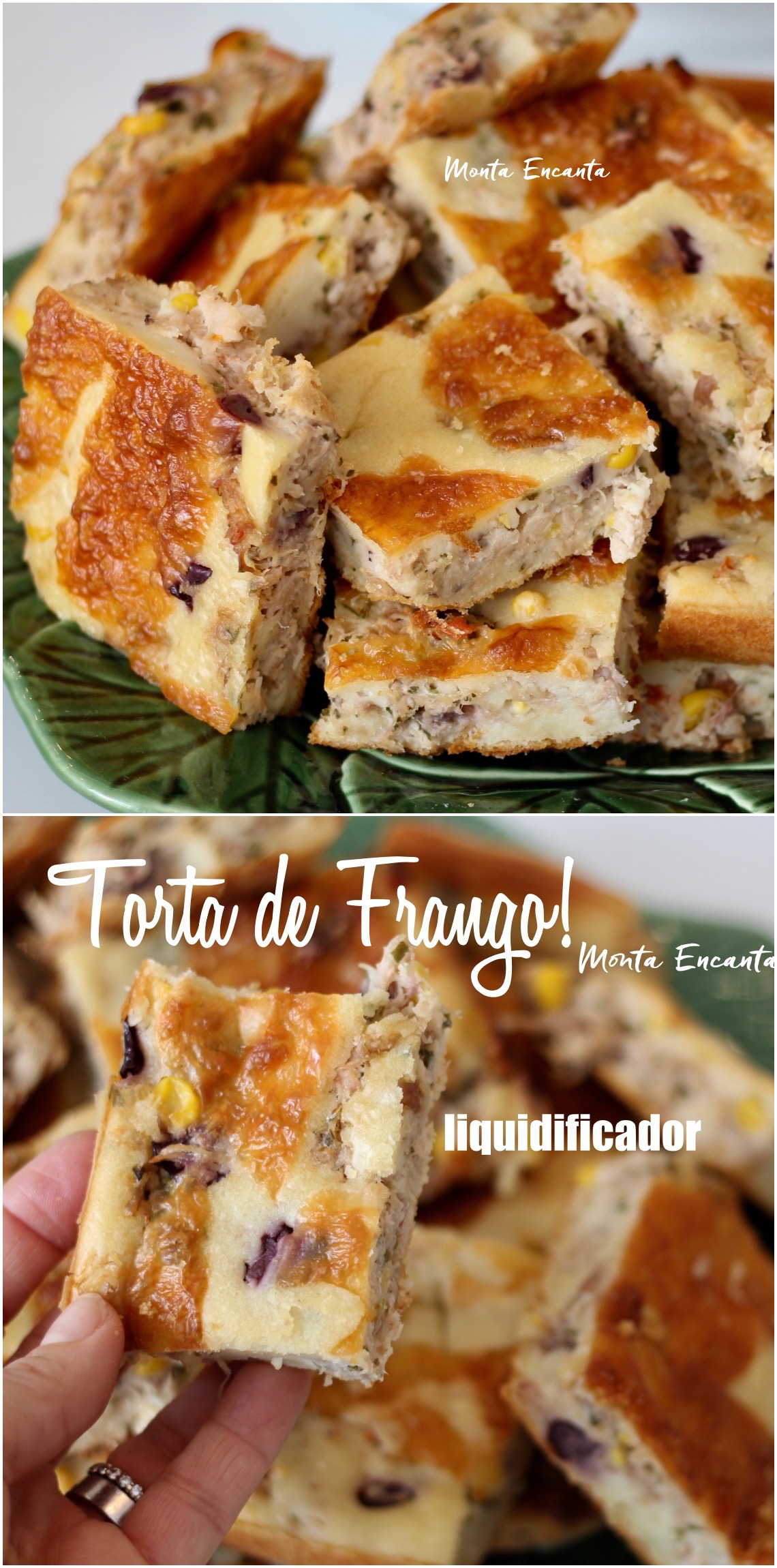 torta de liquidificador de frango