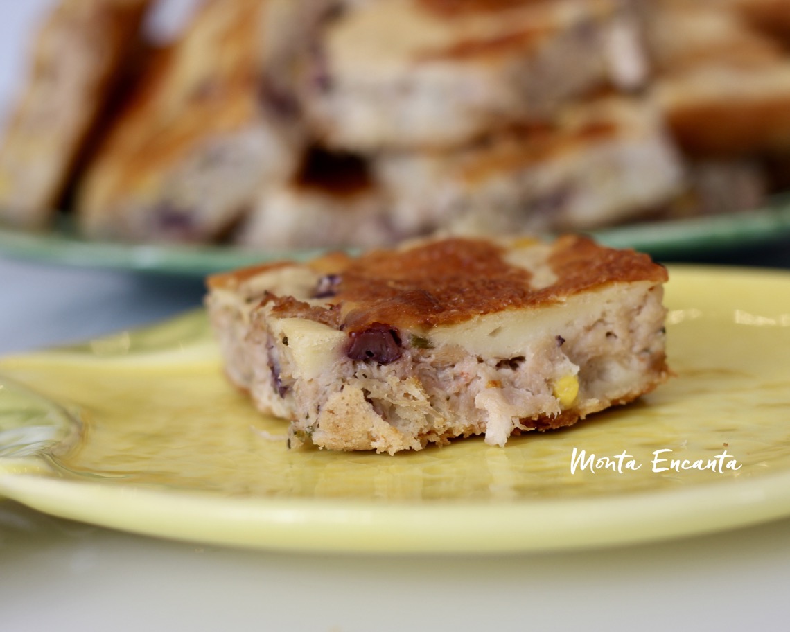 torta de liquidificador de frango